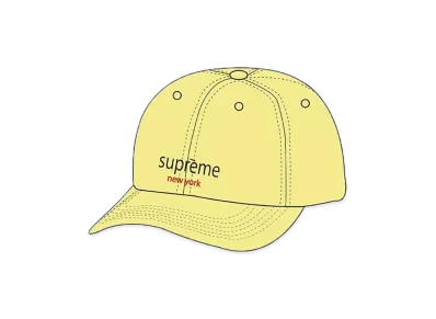 Supreme Classic Logo 6-Panel "Yellow"