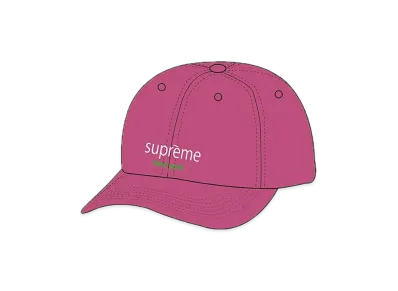 Supreme Classic Logo 6-Panel "Dark Rose"