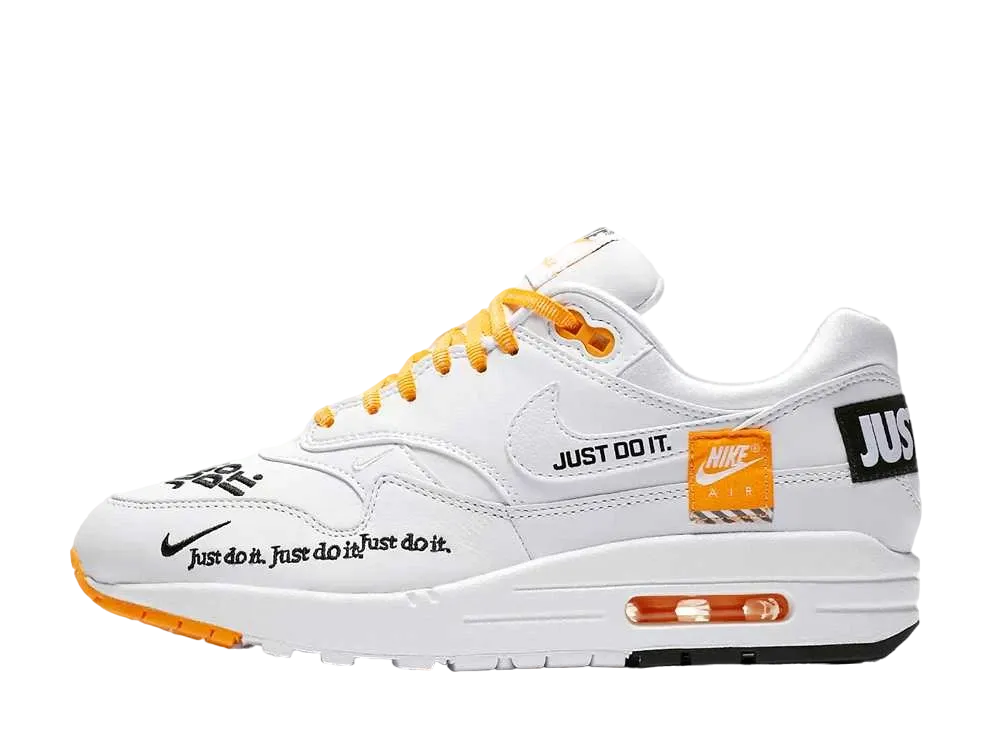 NIKE Women's AIR MAX 1 "WHITE JUST DO IT COLLECTION"