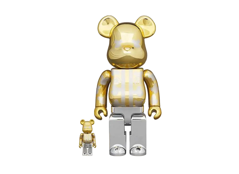 Bearbrick Happy Tokyo Gold Plated 100% & 400%