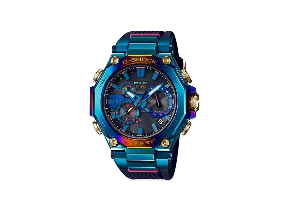 Casio G-Shock Blue Phoenix MTG-B2000PH-2A - 52mm in Stainless