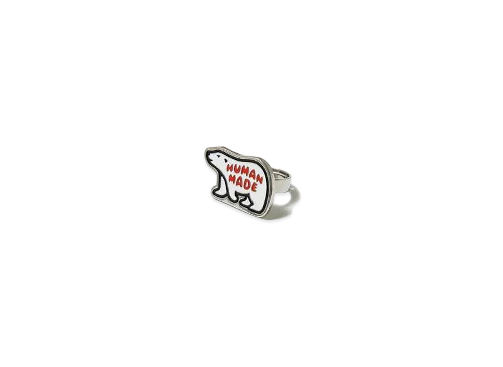HUMAN MADE POLAR BEAR RING "Silver"