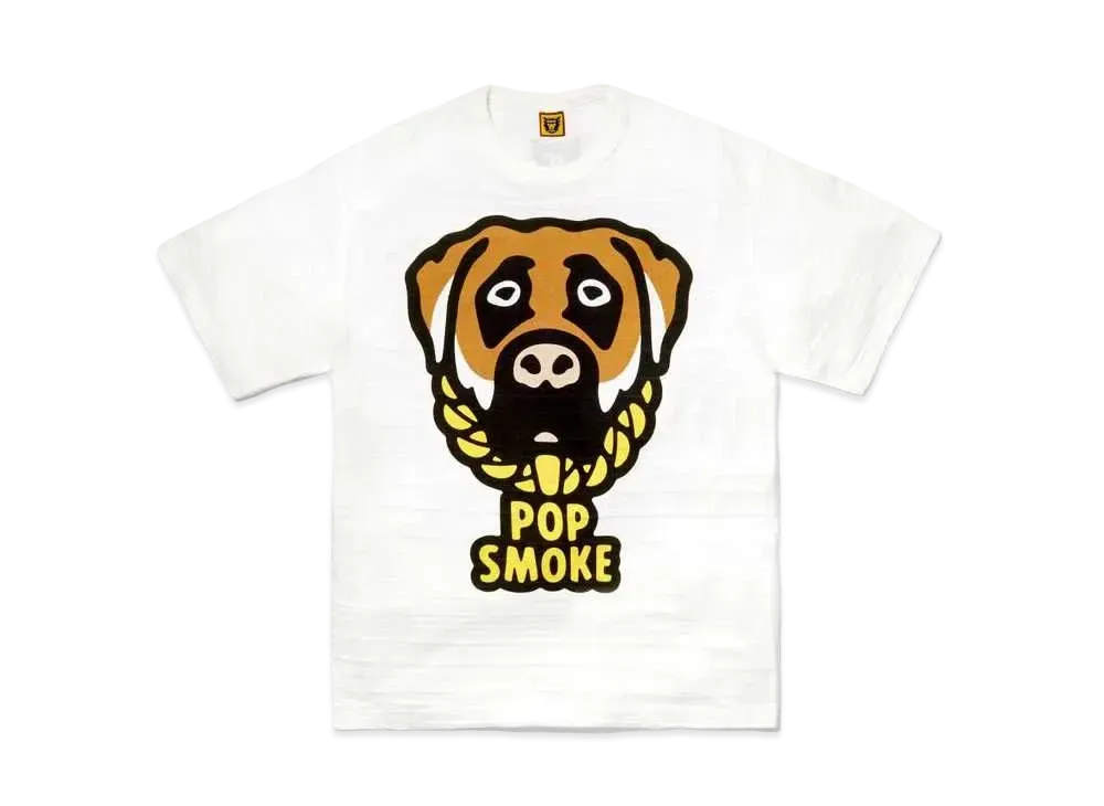 HUMAN MADE VICTOR VICTOR POP SMOKE TEE "White"