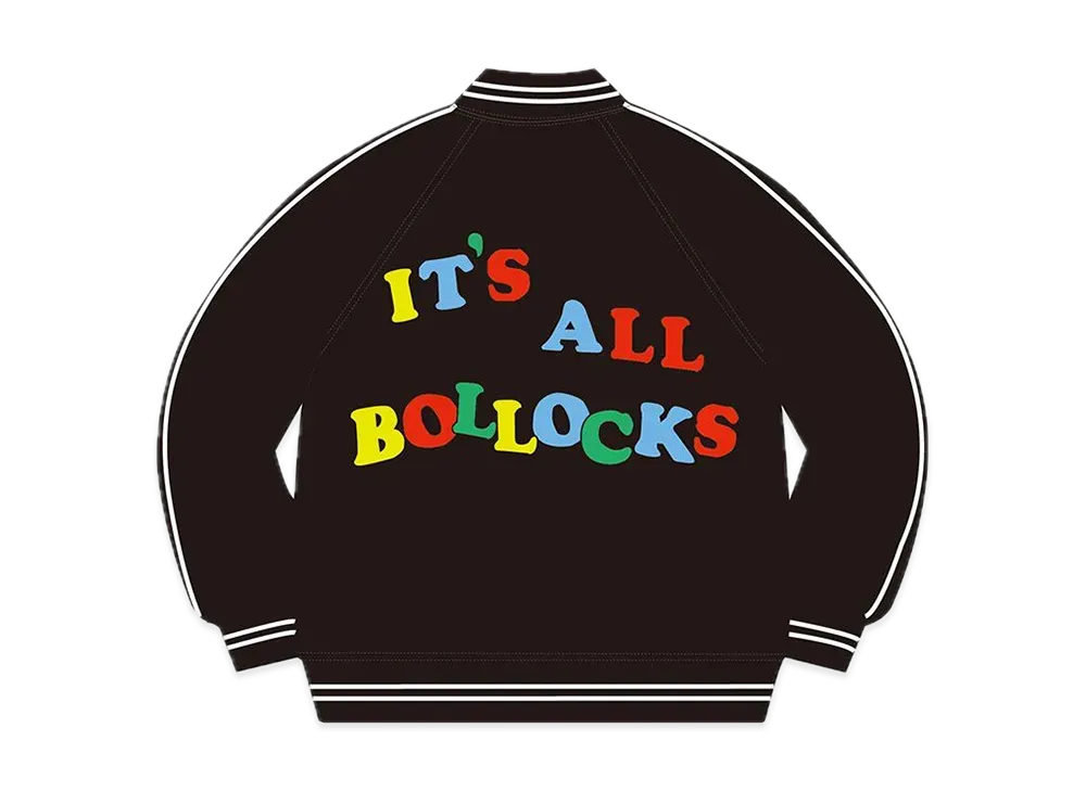 Supreme Jamie Reid It's All Bollocks Varsity Jacket "Black"