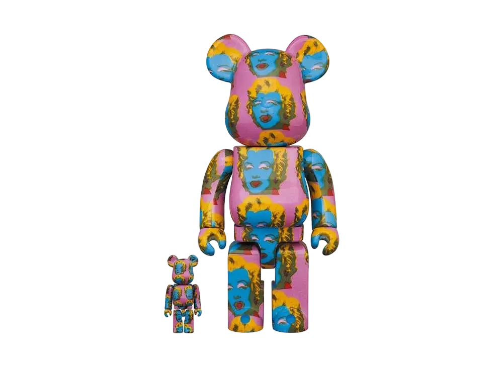 ベアブリック アンディ ウォーホル マリリン モンロー #2 100％ & 400％