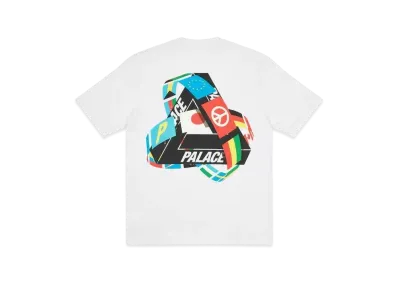 PALACE Tri-Flag T-Shirt "White"