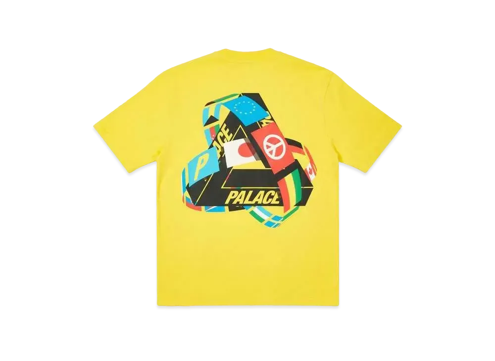 PALACE Tri-Flag T-Shirt "Yellow"