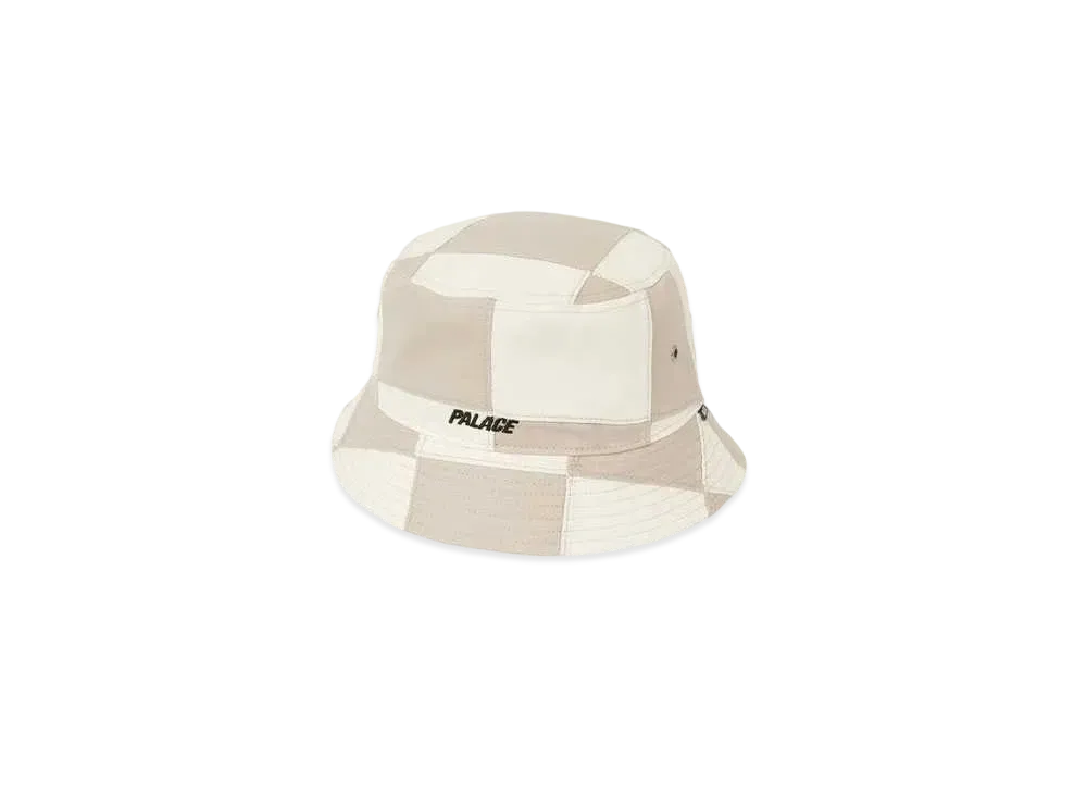 PALACE Stitch Up Bucket Hat "White"