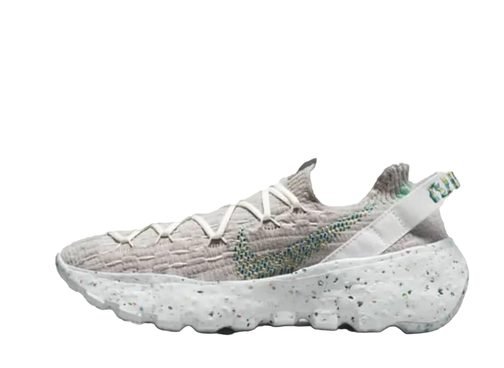 NIKE Women's SPACE HIPPIE 04 THIS IS TRASH "GREEN GLOW"