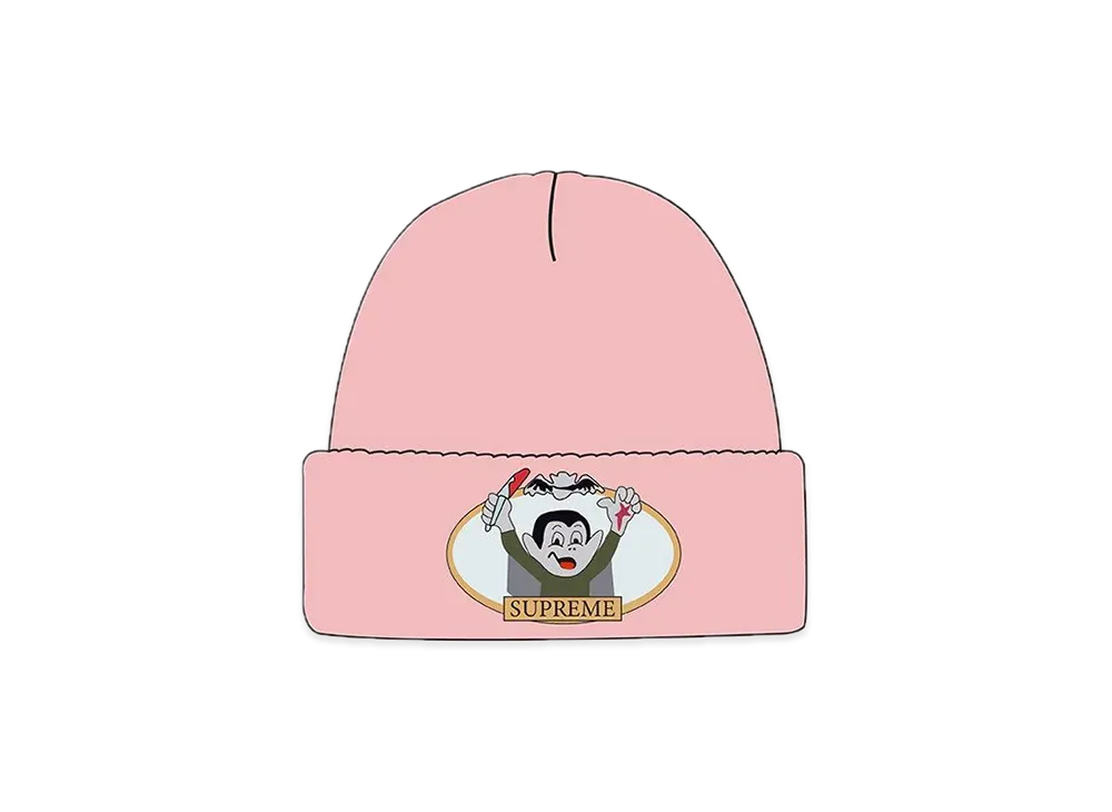 Supreme Vampire Boy Beanie "Pink"