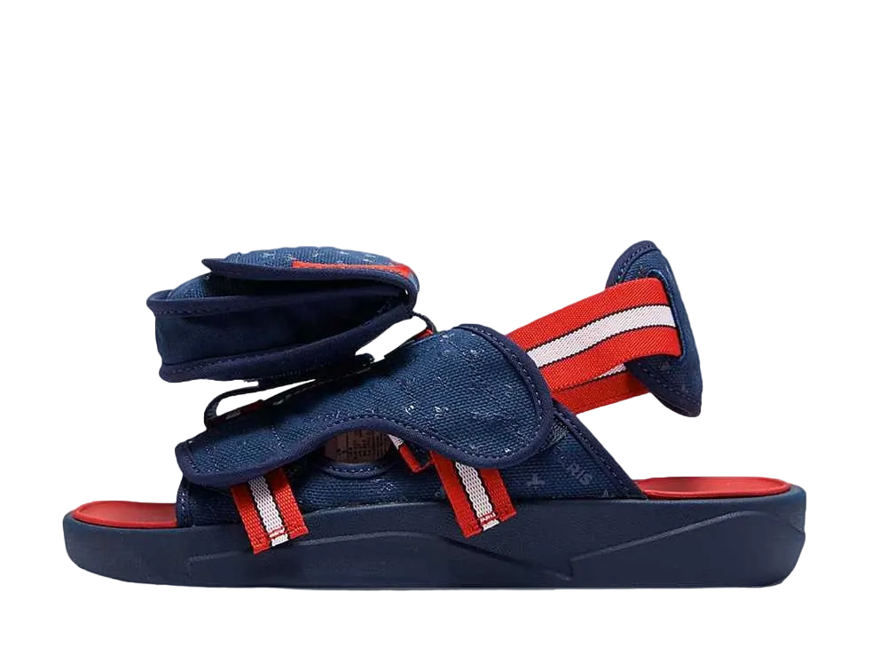 パリサンジェルマン × ナイキ エアジョーダン LS スライド "ネイビー/レッド"