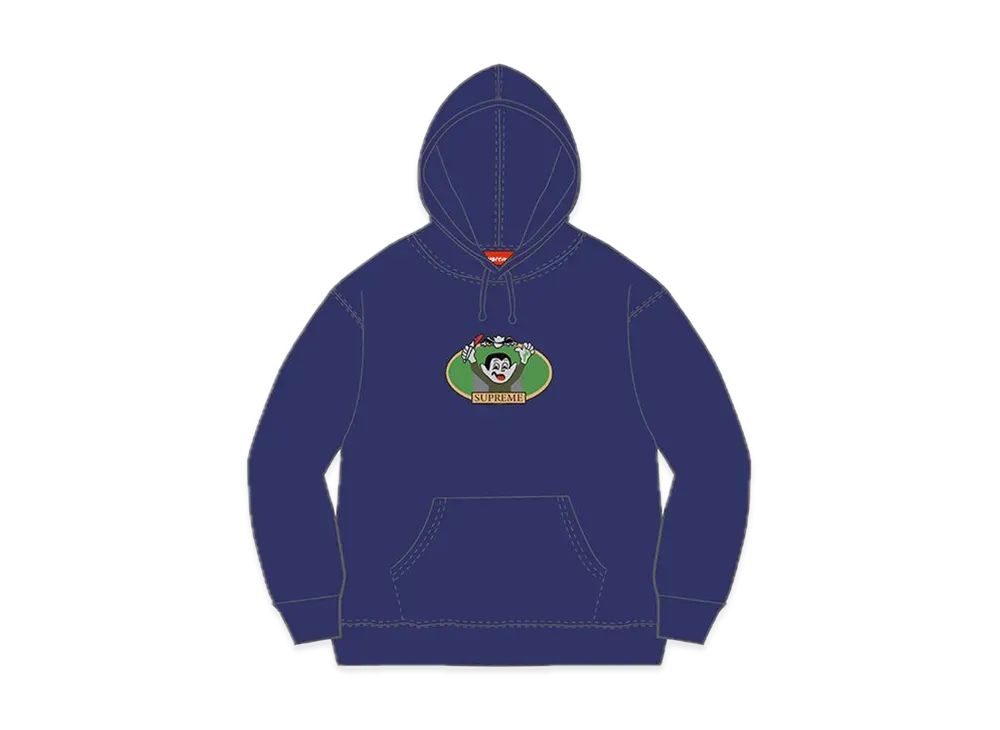 Supreme Vampire Boy Hooded Sweatshirt "Washed Navy"