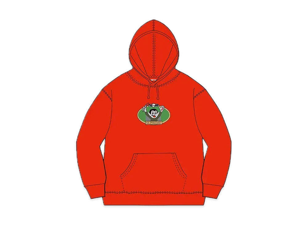 Supreme Vampire Boy Hooded Sweatshirt "Red"