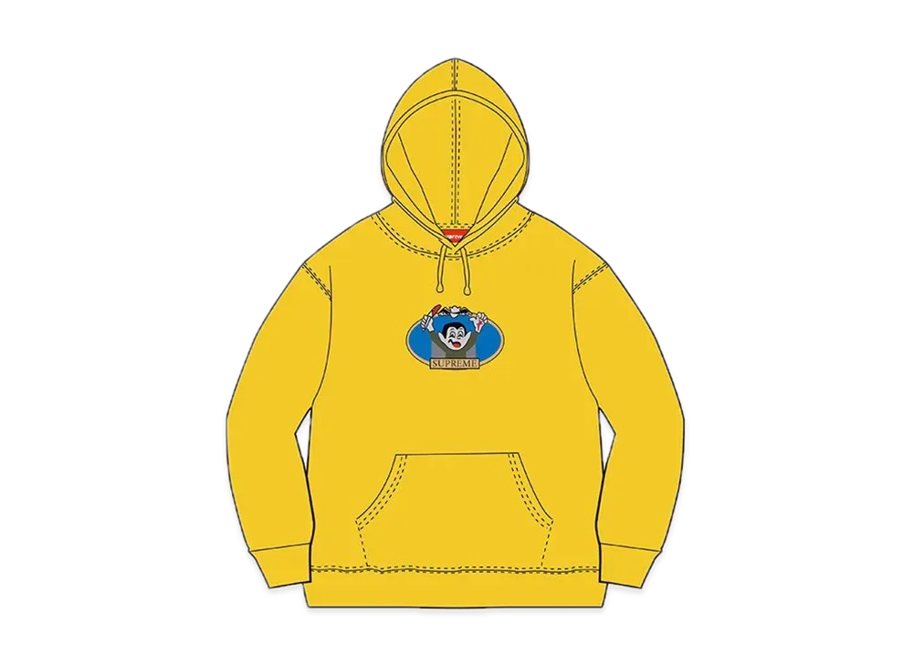 Supreme Vampire Boy Hooded Sweatshirt "Yellow"