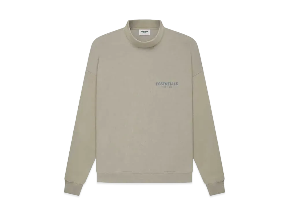 FEAR OF GOD ESSENTIALS Pull-Over Mockneck "Moss"