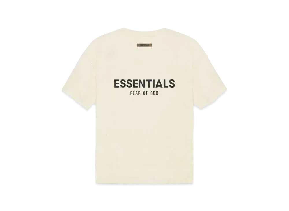 フィアオブゴッド エッセンシャルズ ショート スリーブ Tシャツ "バター クリーム"