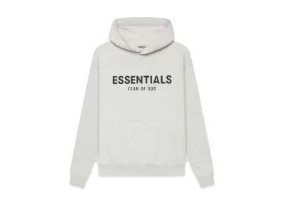 FEAR OF GOD ESSENTIALS Kids Pull-Over Hoodie "Light Heather Oatmeal"