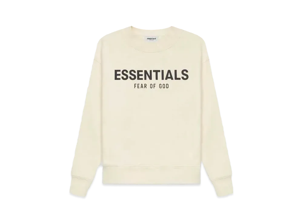 FEAR OF GOD ESSENTIALS Kids Pull-Over Crewneck "Butter cream"