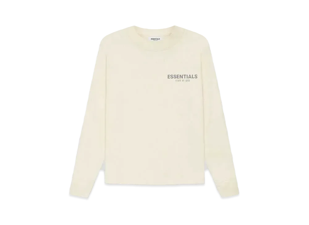 FEAR OF GOD ESSENTIALS Kids Long Sleeve Tee "Butter cream"