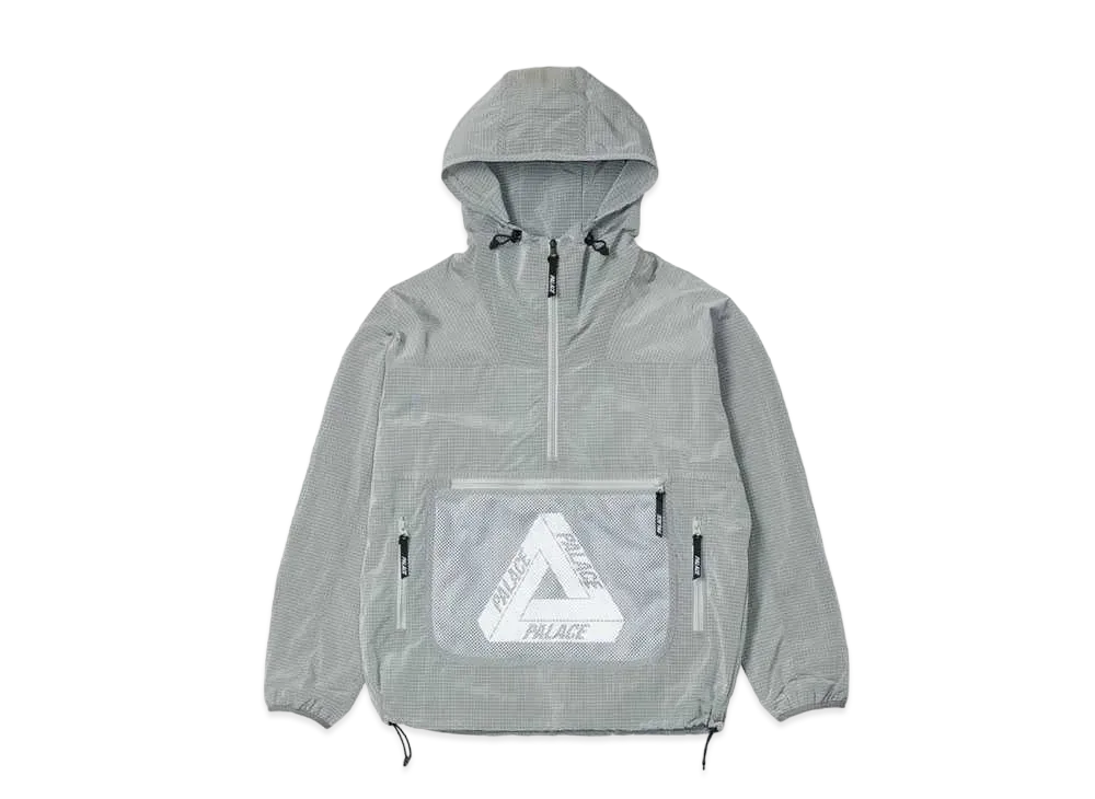 PALACE Mesh Pocket Shell Jacket "Grey"