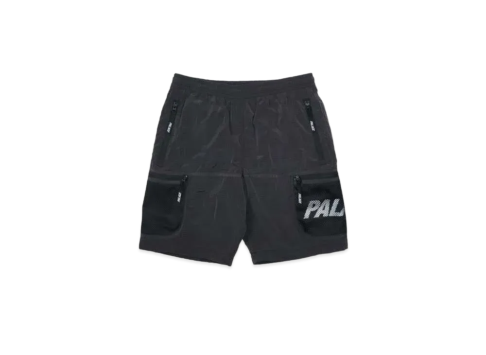 PALACE Mesh Pocket Shell Shorts "Black"
