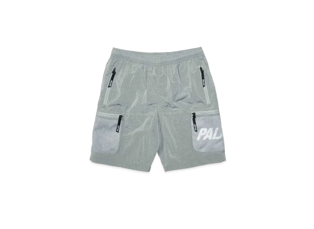 PALACE Mesh Pocket Shell Shorts "Grey"