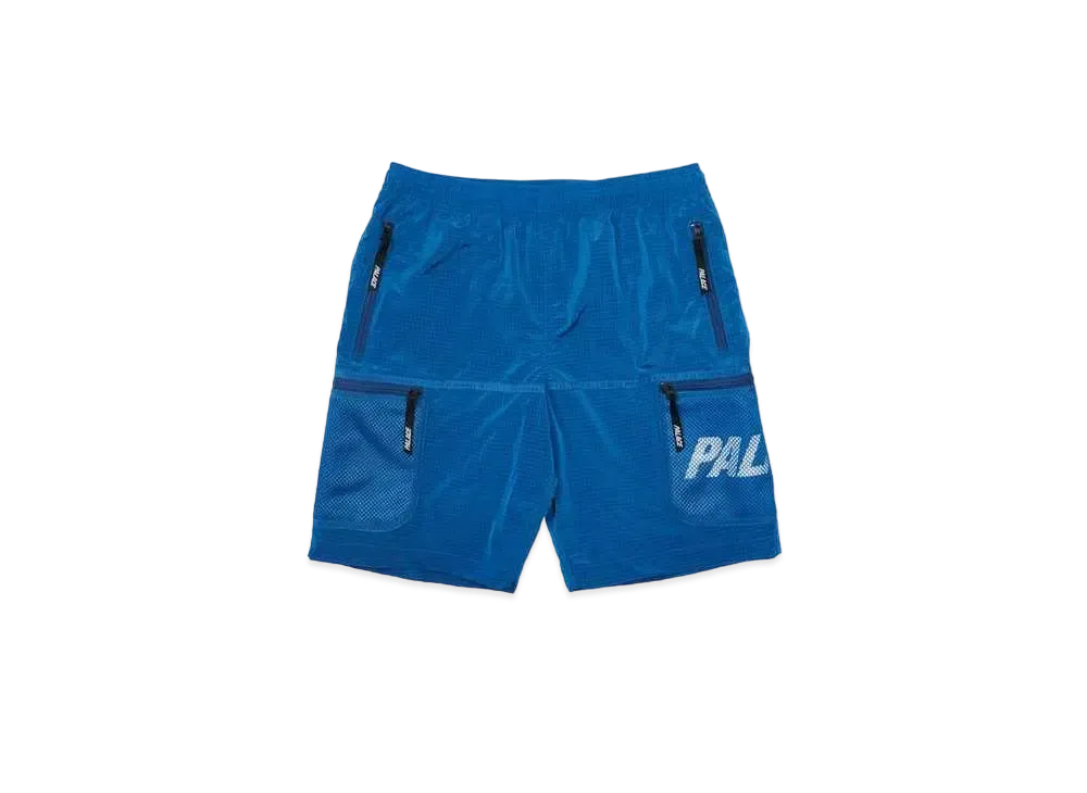 PALACE Mesh Pocket Shell Shorts "Blue"