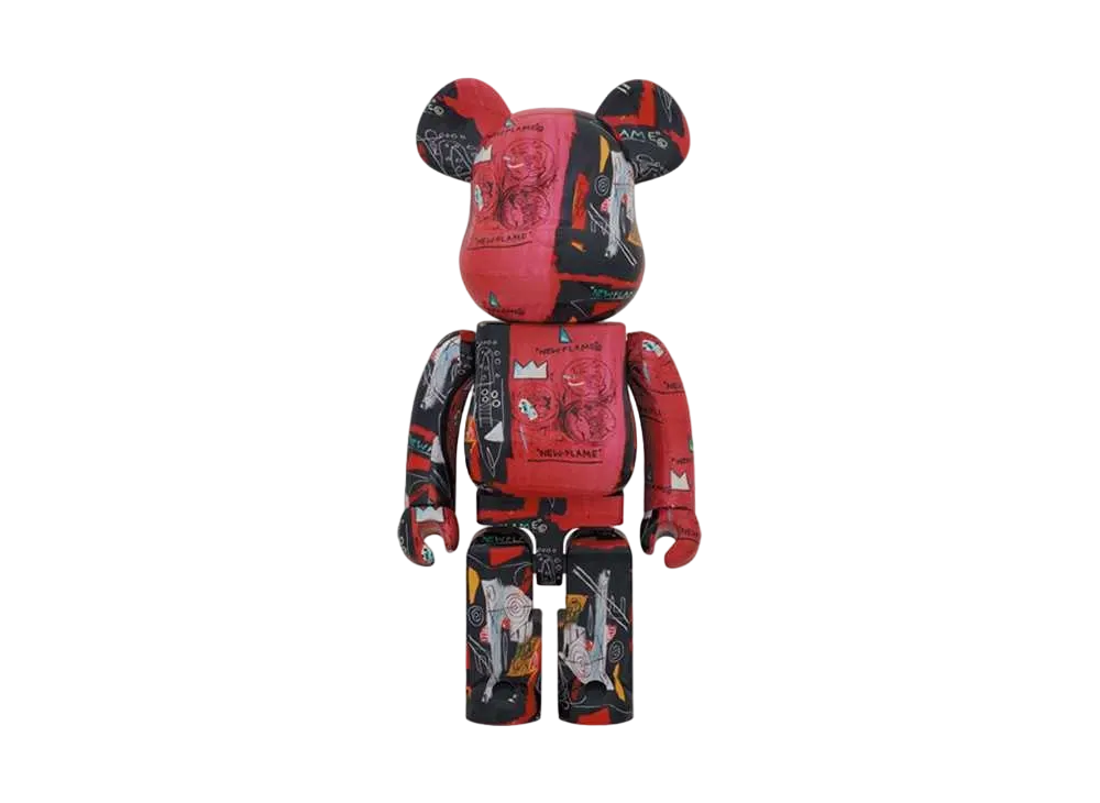 Bearbrick Andy Warhol × JEAN-MICHEL BASQUIAT #1 1000%