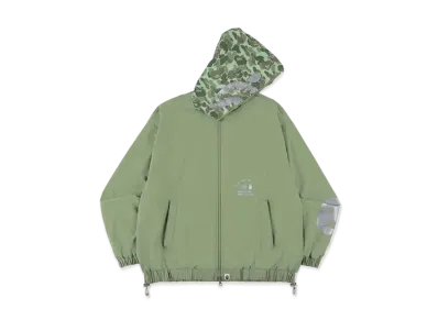 A BATHING APE NEW BALANCE SHARK HOODIE JK "Olive"