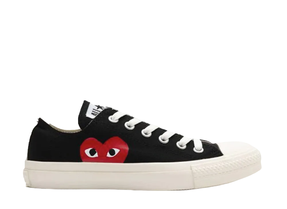 PLAY COMME des GARCONS × Converse All Star OX "Black"