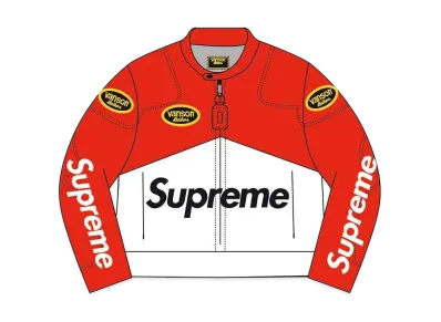 Supreme / Vanson Leathers® Cordura® Jacket "Red"