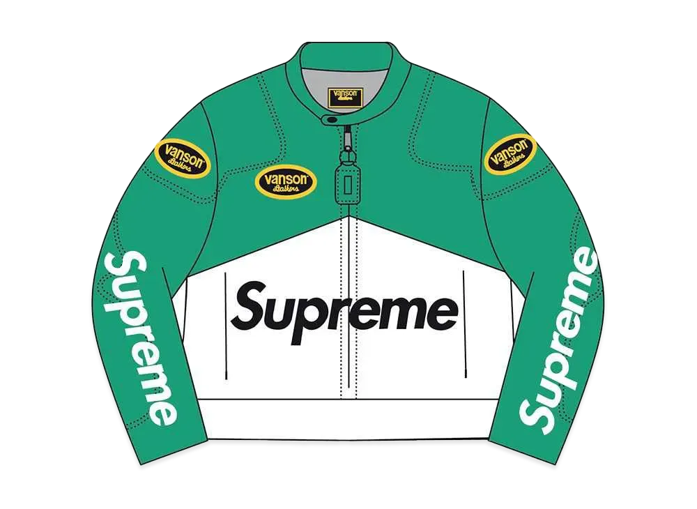 Supreme / Vanson Leathers® Cordura® Jacket "Green"