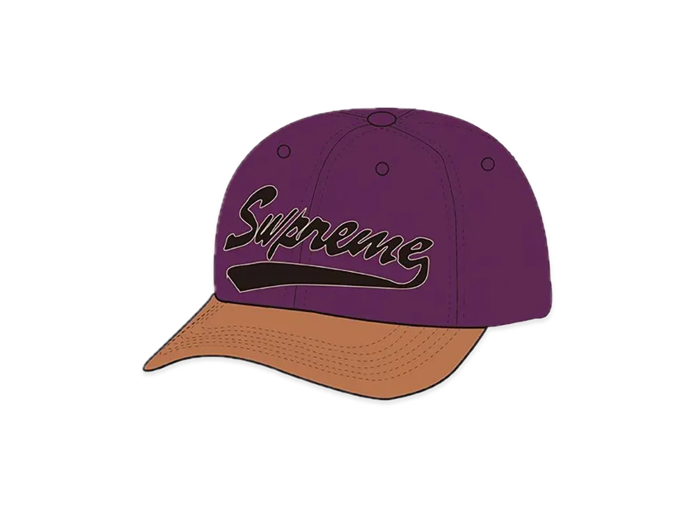 Supreme Leather Visor 6-Panel "Purple"