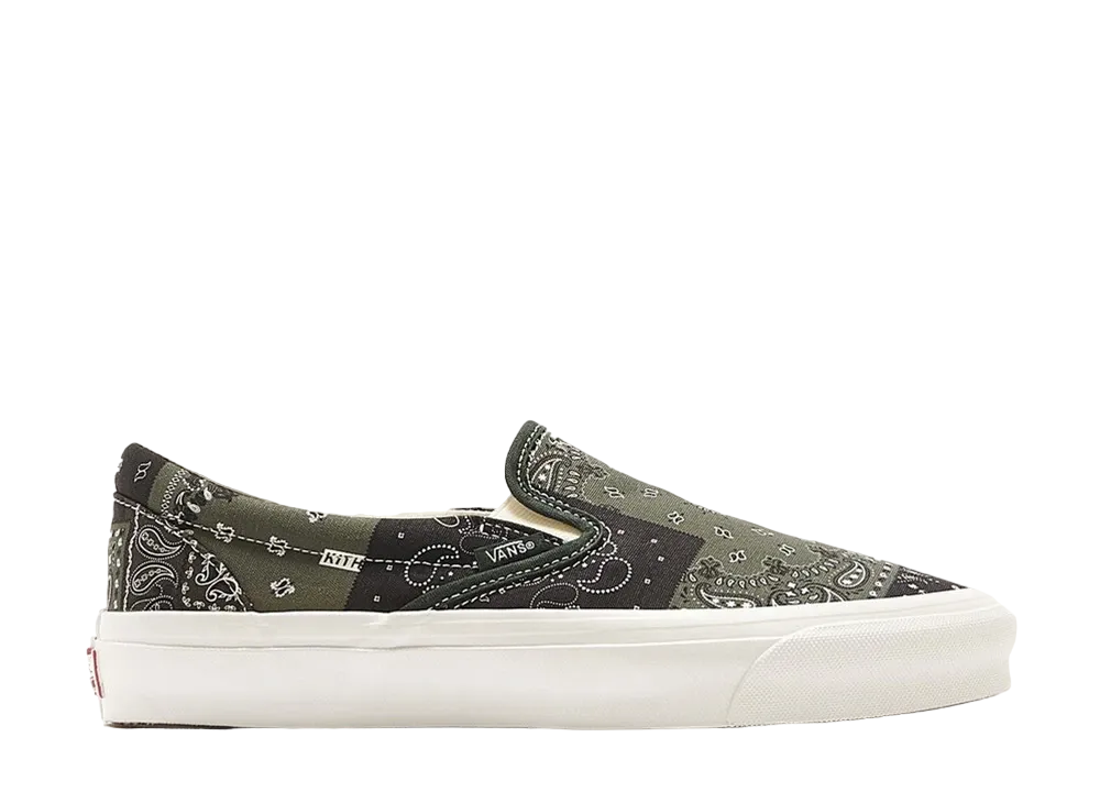 KITH × Vans Vault OG Classic Slip-On LX Bandana "Scarab"