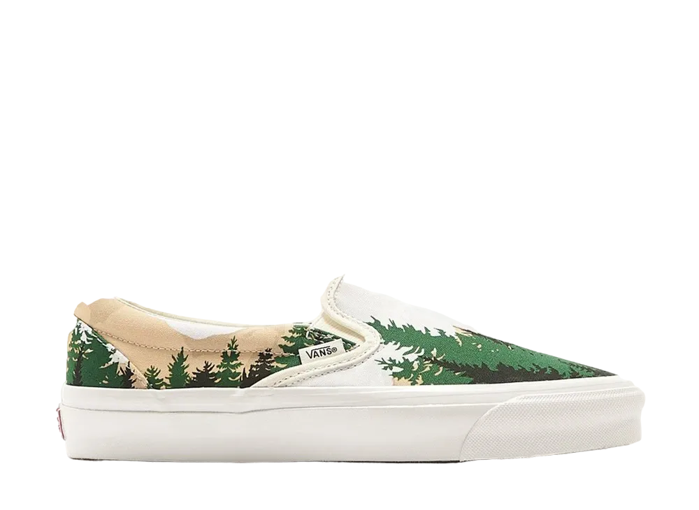 KITH × Vans Vault OG Classic Slip-On LX "Treescape"