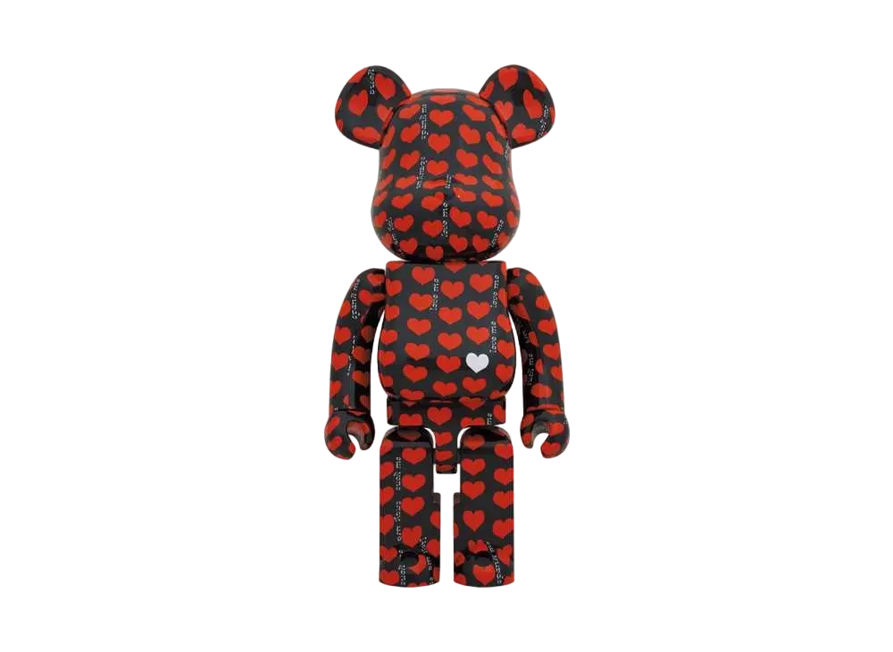 Bearbrick Black Heart 1000%