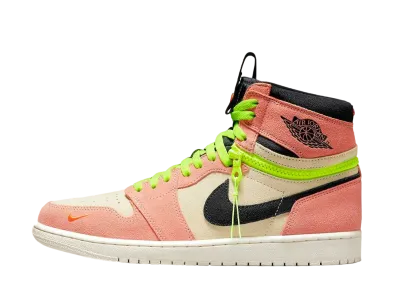 ナイキ エアジョーダン 1 ハイ スウィッチ "ピーチ アンド ネオン"