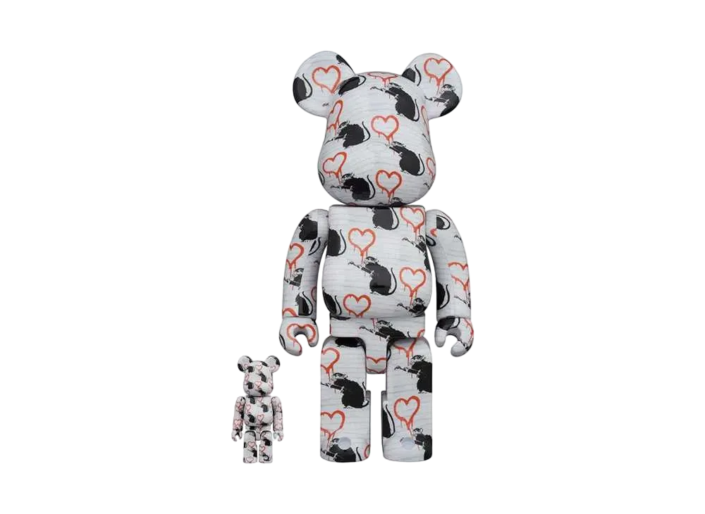 Bearbrick LOVE RAT 100% & 400%