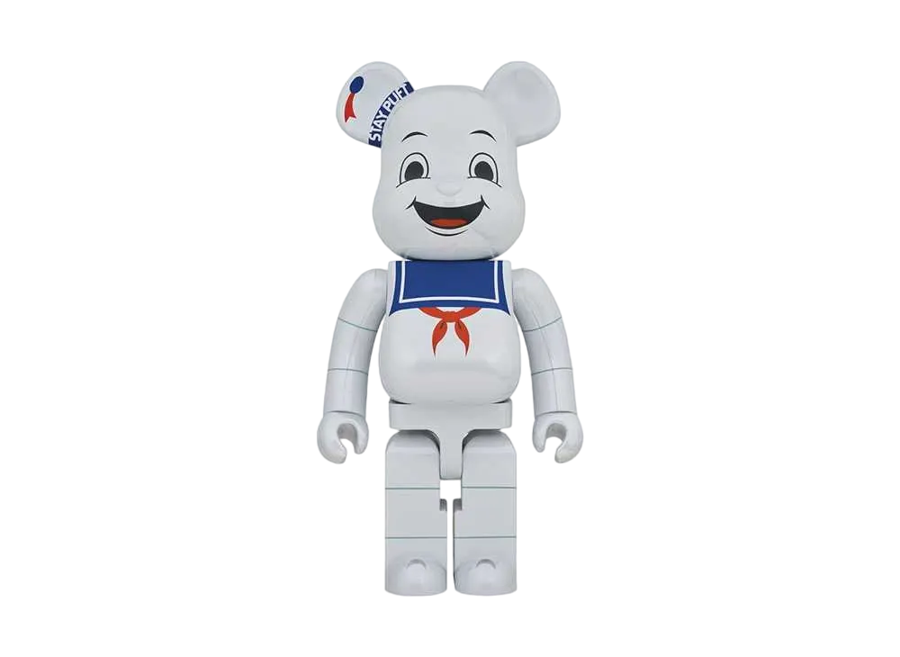 Bearbrick STAY PUFT MARSHMALLOW MAN WHITE CHROME Ver. 1000%