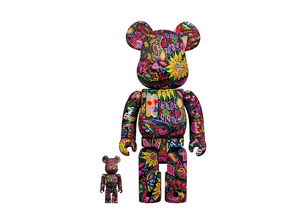 Bearbrick Psychedelic Paisley 100% & 400%