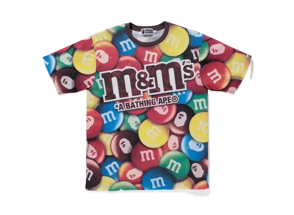 A BATHING APE / M&M’STM MILK CHOCOLATE TEE MENS "Multi"