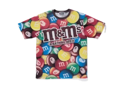 A BATHING APE / M&M’STM MILK CHOCOLATE TEE MENS "Multi"