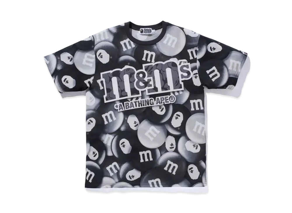 A BATHING APE / M&M’STM MONOTONE MILK CHOCOLATE TEE MENS "Monotone"