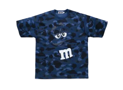 A BATHING APE / M&M’STM COLOR CAMO RELAXED TEE MENS "Blue"