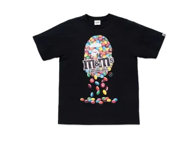 A BATHING APE / M&M’STM APE HEAD TEE MENS "Black"