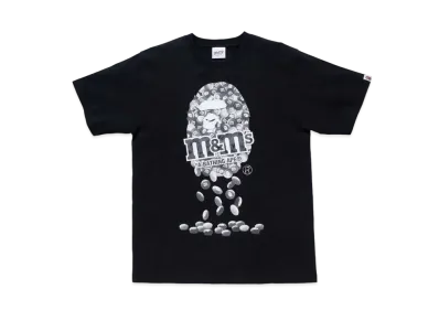 A BATHING APE / M&M’STM MONOTONE APE HEAD TEE MENS "Monotone"