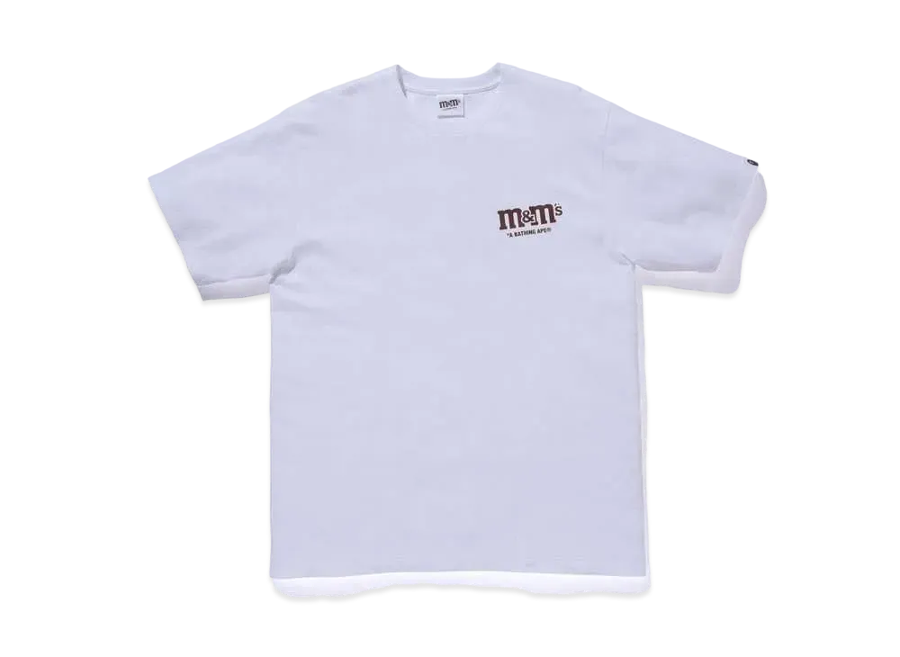 A BATHING APE / M&M’STM TEE MENS "White"