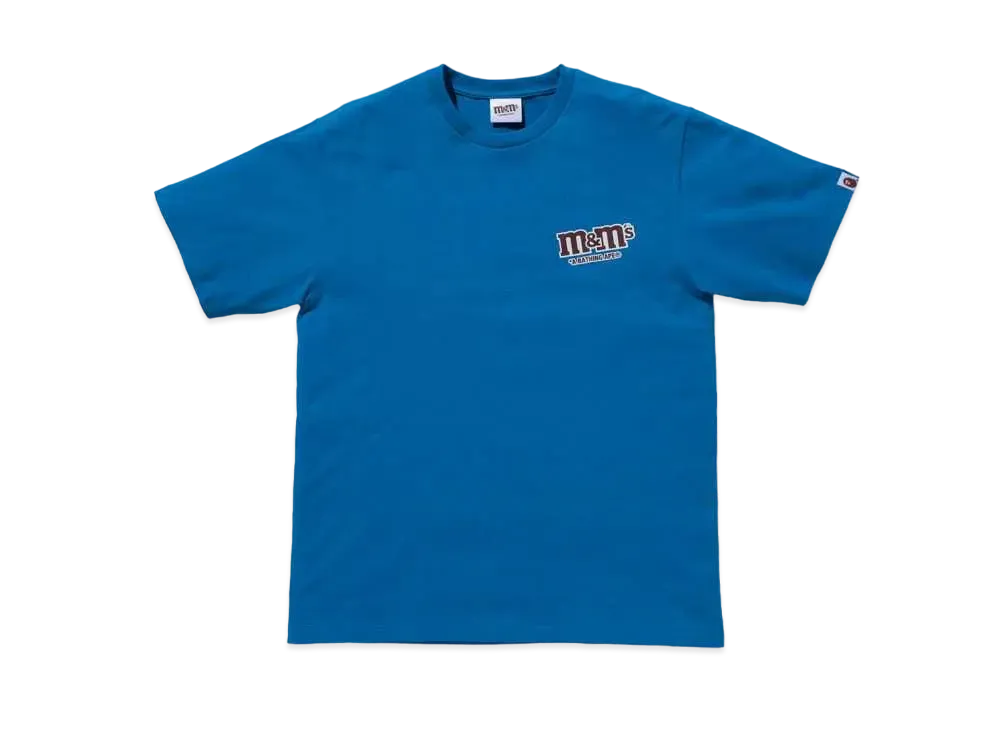 A BATHING APE / M&M’STM TEE MENS "Blue"