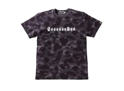 A BATHING APE COLOR CAMO APE HEAD TEE "Burgundy"