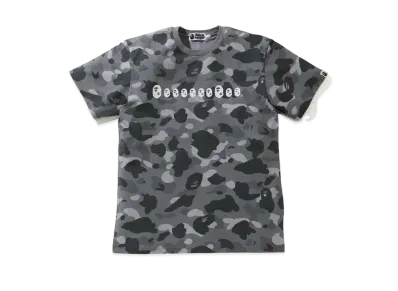 A BATHING APE COLOR CAMO APE HEAD TEE "Grey"